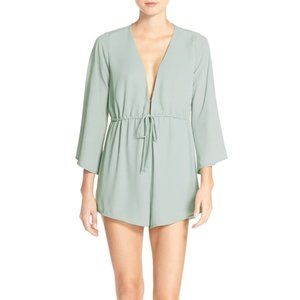Show Me Your Mumu Roxy Romper NWOT in Light Blue